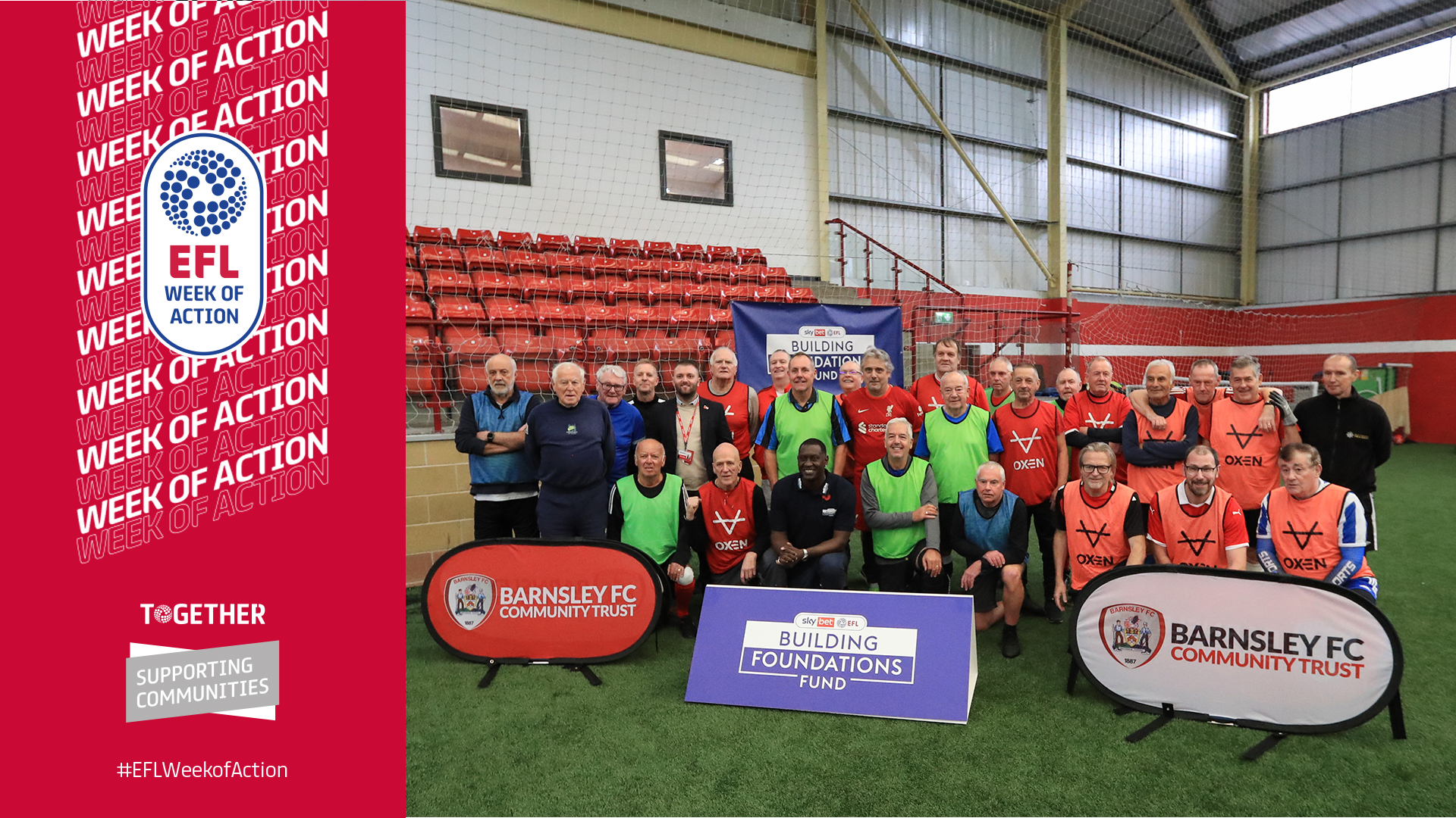 Barnsley FC Host ‘Building Foundations’ Football Fund Launch Event this EFL Week of Action