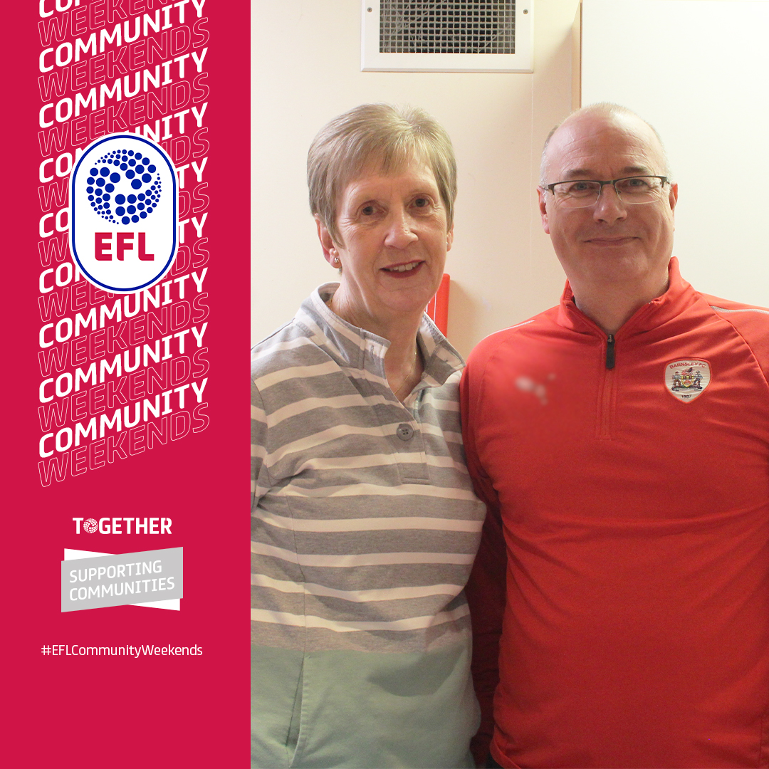 Barnsley FC and Barnsley FC Community Trust celebrate ‘Community Heroes as part of The EFL Community Weekend. 