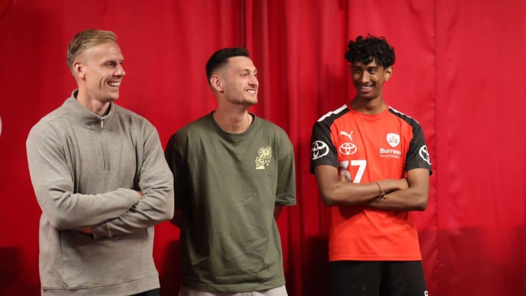 Barnsley FC players join celebration at the Pro-Active School Performance Sports Awards Ceremony