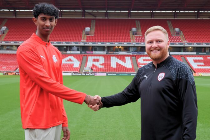 Vimal Yoganathan becomes Equality, Diversity and Inclusion Ambassador for Barnsley FC Community Trust for the 24/25 season. 