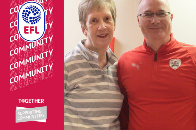 Barnsley FC and Barnsley FC Community Trust celebrate ‘Community Heroes as part of The EFL Community Weekend. 