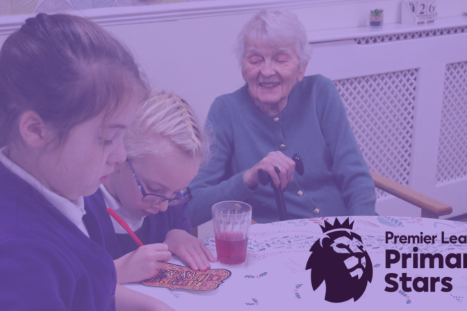 Premier League Primary Stars Social Action Project sees Primary School visit local care home!