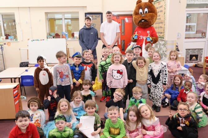 Premier League supports Barnsley FC Community Trust to give free books to local primary school pupils