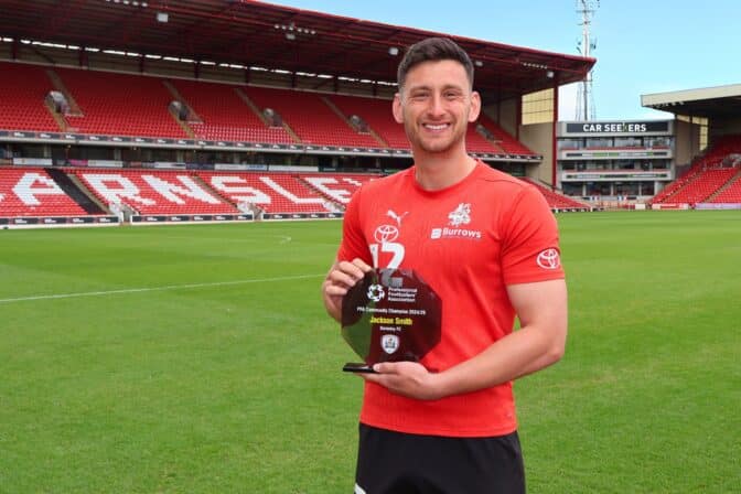 Jackson Smith Named PFA Community Champion for the 2024/25 Season