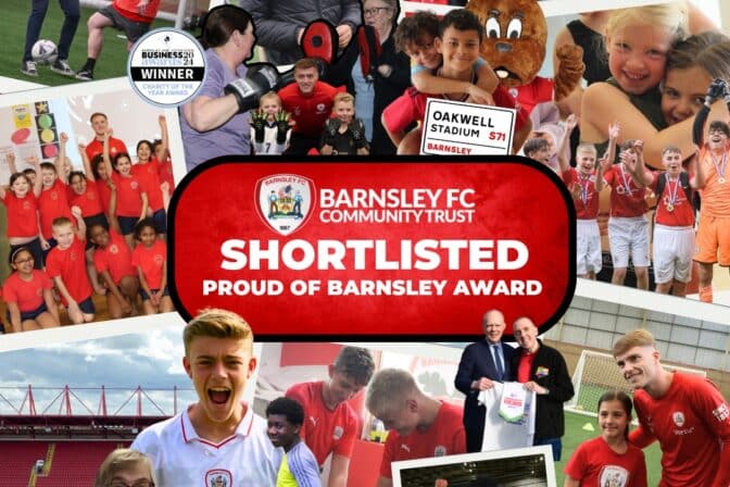 Barnsley FC Community Trust – Shortlisted for Proud of Barnsley Award 2025